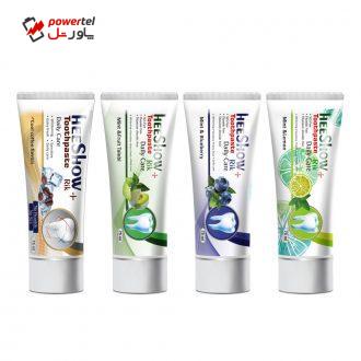 خمیر دندان هیشو ریک مدل Daily Care حجم 75 میلی لیتر مجموعه 4 عددی خمیر دندان هیشو ریک مدل Daily Care حجم 75 میلی لیتر مجموعه 4 عددی
