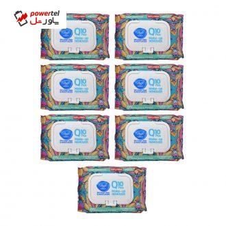 دستمال مرطوب دافی مدل Q10 Stop irritation مجموعه 7 عددی دستمال مرطوب دافی مدل Q10 Stop irritation مجموعه 7 عددی