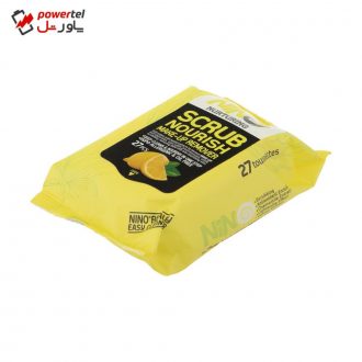 دستمال مرطوب نینو مدل Lemon بسته 27 عددی دستمال مرطوب نینو مدل Lemon بسته 27 عددی