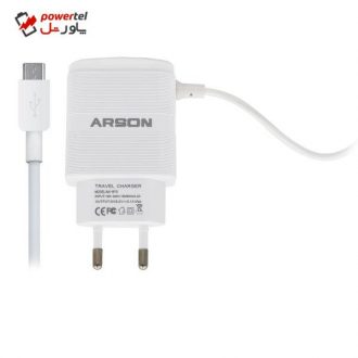 شارژر دیواری آرسون مدل AN-W13 به همراه کابل Micro