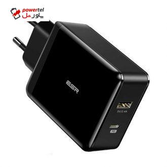 شارژر دیواری ای اِس آر مدل 1PD + 1USB-A شارژر دیواری ای اِس آر مدل 1PD + 1USB-A