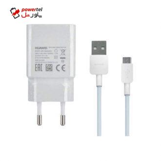 شارژر دیواری مدل HW-059200EHQ به همراه کابل تبدیل microUSB شارژر دیواری مدل HW-059200EHQ به همراه کابل تبدیل microUSB