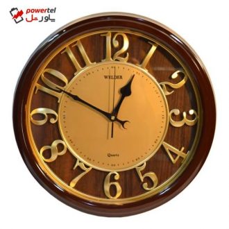 ساعت دیواری ولدر مدل Quartz gold ساعت دیواری ولدر مدل Quartz gold