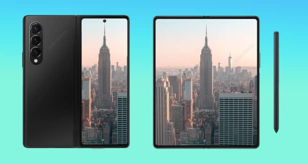 رندرهای جدید گوشی Galaxy Z Fold 3 سامسونگ منتشر شد
