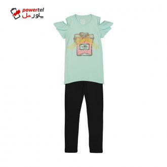 ست تیشرت و شلوار دخترانه سون پون مدل 1391551-53