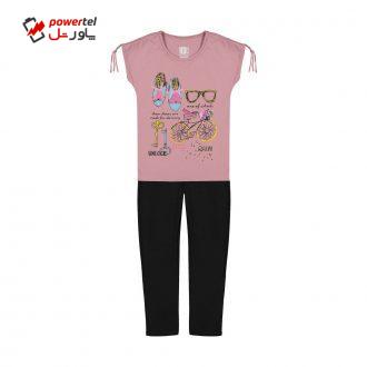 ست تی شرت و شلوار دخترانه سون پون مدل 1391549-86
