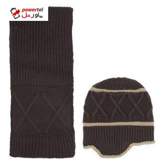 ست شال گردن و کلاه پسرانه مدل P8010 ست شال گردن و کلاه پسرانه مدل P8010