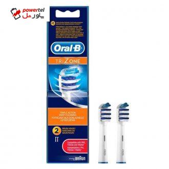 سری یدک مسواک برقی ااورال-بی مدل TriZone بسته 2 عددی