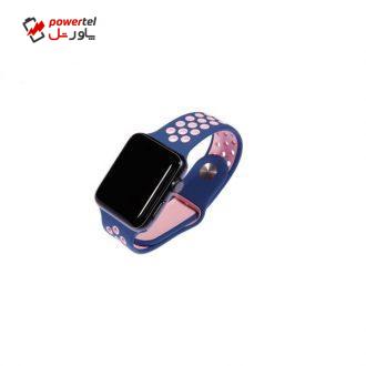 بند سیلیکونی طرح دایره مناسب برای اپل واچ 42/44 میلیمتری