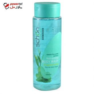 شامپو بدن شون مدل GREEN TEA & MINT حجم 420 میلی لیتر