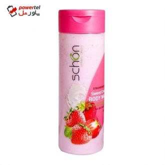 شامپو بدن شون مدل STRAWBERRY & MILK حجم 300 میلی لیتر شامپو بدن شون مدل STRAWBERRY & MILK حجم 300 میلی لیتر