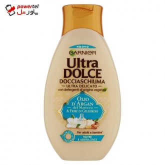 شامپو بدن گارنیه سری Ultra Dolce مدل روغن آرگان حجم 500 میلی لیتر