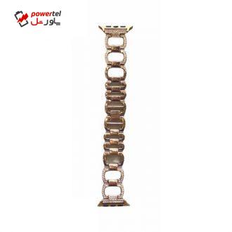 بند طرح زنجیری مدل A003 مناسب برای اپل واچ 42 میلی متری بند طرح زنجیری مدل A003 مناسب برای اپل واچ 42 میلی متری