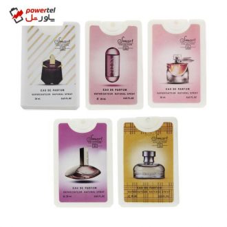 عطر جیبی اسمارت کالکشن بسته 5 عددی عطر جیبی اسمارت کالکشن بسته 5 عددی