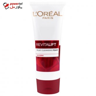 فوم شستشو صورت لورآل سری RevitaLift مدل Anti Age حجم 100 میلی لیتر فوم شستشو صورت لورآل سری RevitaLift مدل Anti Age حجم 100 میلی لیتر