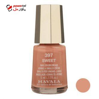 لاک ناخن ماوالا مدل  Sweet شماره 397