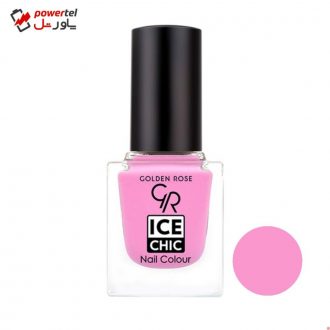 لاک ناخن گلدن رز مدل Ice chic شماره 28