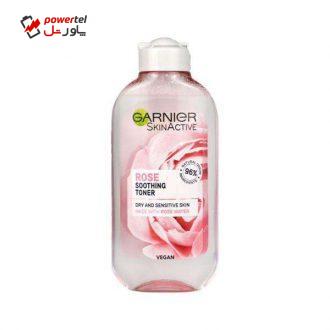 محلول پاک کننده آرایش صورت گارنیه مدل Rose حجم 200 میلی لیتر
