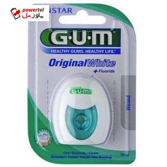 نخ دندان جی یو ام مدل Original White+Fluoride نخ دندان جی یو ام مدل Original White+Fluoride