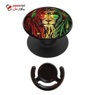 پایه نگهدارنده گوشی موبایل پاپ سوکت مدل colorful _Lion پایه نگهدارنده گوشی موبایل پاپ سوکت مدل colorful _Lion