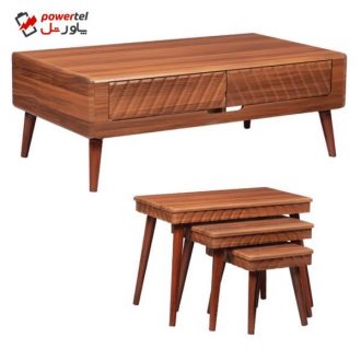 میز پذیرایی کد 610 مجموعه 4 عددی میز پذیرایی کد 610 مجموعه 4 عددی