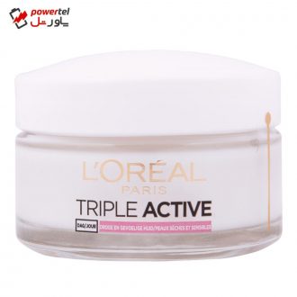 کرم آبرسان روز لورآل مدل TRIPLE ACTIVE حجم 50 میلی لیتر کرم آبرسان روز لورآل مدل TRIPLE ACTIVE حجم 50 میلی لیتر
