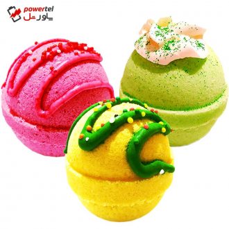 کوکتل نمک حمام اور مدل Sweets RGY وزن ۱۱۵ گرم بسته 3 عددی