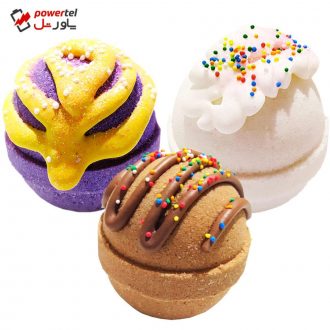 کوکتل نمک حمام اور مدل Sweets VWBR وزن ۱۱۵ گرم بسته 3 عددی