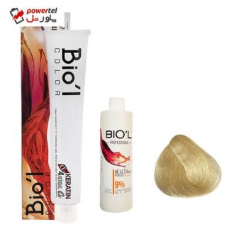 کیت رنگ مو بیول سری LIGHT PLATINUM شماره 11.0 حجم 100 میلی لیتر رنگ بلوند پلاتینه طبیعی روشن