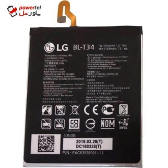 باتری گوشی مدل BL-T34 ظرفیت 3300 میلی آپر مناسب برای گوشی موبایل ال جی V30 باتری گوشی مدل BL-T34 ظرفیت 3300 میلی آپر مناسب برای گوشی موبایل ال جی V30