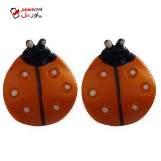 گیره مو دخترانه مدل کفشدوزک بسته 2 عددی گیره مو دخترانه مدل کفشدوزک بسته 2 عددی