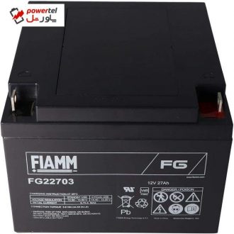 باتری یو پی اس 12 ولت 27 آمپر فیام FG22703