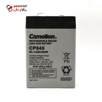 باتری یو پی اس 6 ولت 4.5 آمپر کملیون مدل CP645 باتری یو پی اس 6 ولت 4.5 آمپر کملیون مدل CP645