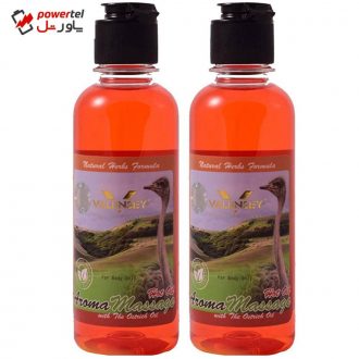 روغن ماساژ والنسی مدل شتر مرغ حجم 200 میلی لیتر بسته 2 عددی