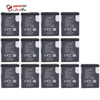 باتری موبایل مدل BL-5C با ظرفیت 1020میلی آمپرساعت مناسب برای گوشی موبایل نوکیا 5C بسته 13 عددی