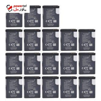 باتری موبایل مدل BL-5C با ظرفیت 1020میلی آمپرساعت مناسب برای گوشی موبایل نوکیا 5C بسته 17 عددی باتری موبایل مدل BL-5C با ظرفیت 1020میلی آمپرساعت مناسب برای گوشی موبایل نوکیا 5C بسته 17 عددی