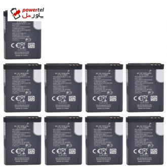 باتری موبایل مدل BL-5C با ظرفیت 1020میلی آمپرساعت مناسب برای گوشی موبایل نوکیا 5C بسته 9 عددی باتری موبایل مدل BL-5C با ظرفیت 1020میلی آمپرساعت مناسب برای گوشی موبایل نوکیا 5C بسته 9 عددی