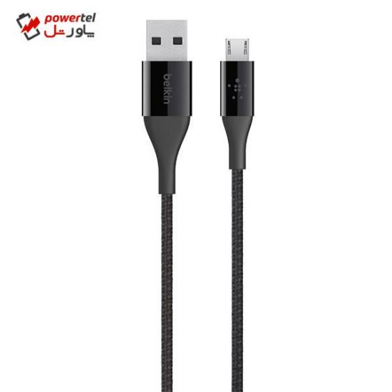کابل USB به microUSB بلکین مدل دوراتک F2CU051bt04 طول 1.2 متر