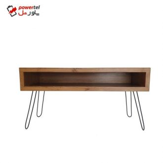 میز تلویزیون مدل چوبی با پایه فلز