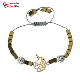 دستبند طلا 18 عیار دخترانه کرابو طرح اسب شاخدار مدل Krd1001