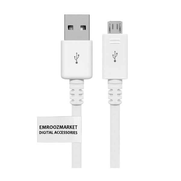 کابل تبدیل USB به microUSB امروزمارکت مدل EM 218 طول 2 متر کابل تبدیل USB به microUSB امروزمارکت مدل EM 218 طول 2 متر