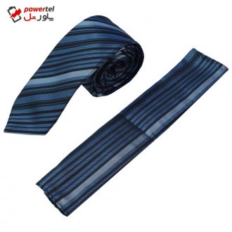 ست کراوات و دستمال جیب مردانه رومن مدل T477UJ17