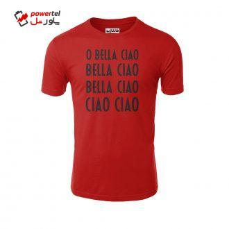تیشرت آستین کوتاه مردانه فانتازیو مدل 261 طرح Bella Ciao کد LCDP011