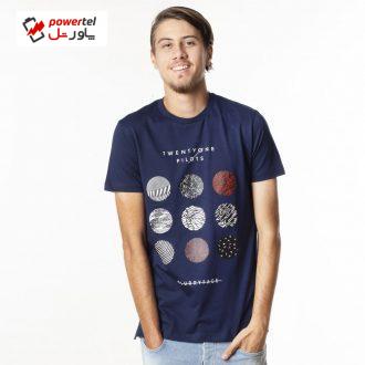 تیشرت آستین کوتاه مردانه کیکی رایکی مدل MBB2521-403