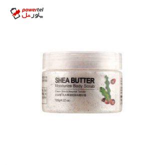 اسکراب لایه بردار پوست بایو آکوا مدل SHEABUTTER وزن 120 گرم