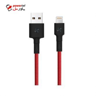 کابل تبدیل USB به لایتینینگ زد ام آی مدل AL833 طول 2 متر کابل تبدیل USB به لایتینینگ زد ام آی مدل AL833 طول 2 متر