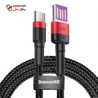 کابل تبدیل USB به USB-C باسئوس مدل CATKLF-PV3 طول 1 متر کابل تبدیل USB به USB-C باسئوس مدل CATKLF-PV3 طول 1 متر