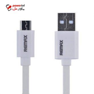 کابل تبدیل USB به microUSB ریمکس مدل Safe And Speed طول 1 متر کابل تبدیل USB به microUSB ریمکس مدل Safe And Speed طول 1 متر