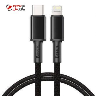 کابل تبدیل USB-C به لایتنینگ باسئوس مدل CATLGD طول 1 متر