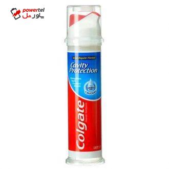 خمیر دندان کلگیت مدل protection caries cavity حجم 100 میلی لیتر خمیر دندان کلگیت مدل protection caries cavity حجم 100 میلی لیتر